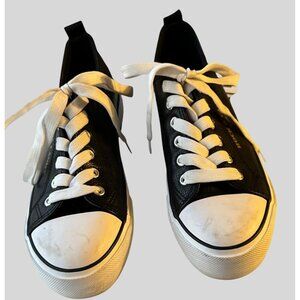 Rock & Candy 8.5 By Zigi Black & White Platform Sneakers Womens